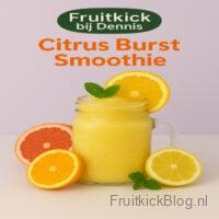 Cirus burst smoothie met citroen, sinaasappel en grapefruit