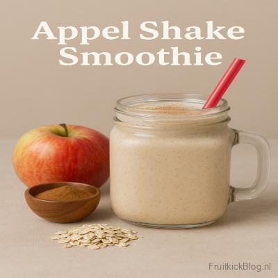 Appel Shake Smoothie – romige proteïne smoothie met appel en gezonde voedingsstoffen