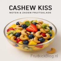 Verse fruitsalade met mango, blauwe bessen en cashewnoten – gezond en voedzaam recept