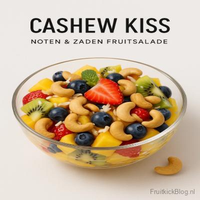 Verse fruitsalade met mango, blauwe bessen en cashewnoten – gezond en voedzaam recept