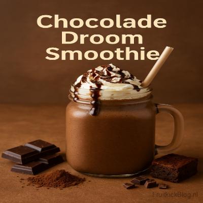 Chocolate Dream Smoothie – romige dessert smoothie met pure chocolade