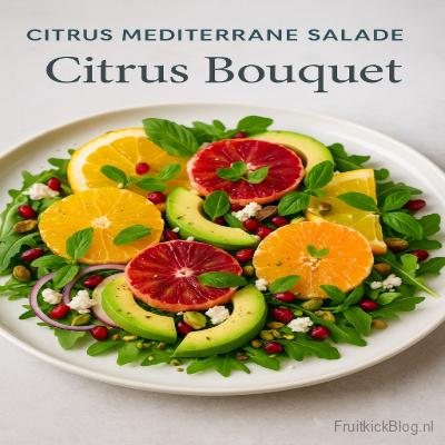 Citrus Bouquet salade met citrusfruitmix – kleurrijke mediterrane salade