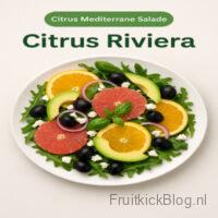 Citrus Riviera salade met sinaasappel en mediterrane smaken – frisse en gezonde salade