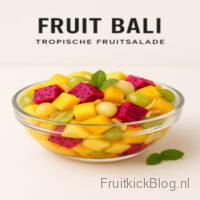 Exotische Fruit Bali bowl met kleurrijk tropisch fruit – gezonde en zomerse bowl