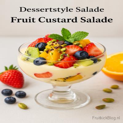 Fruit Custard Salade - FruitkickBlog