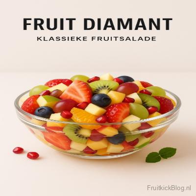 Fruit Diamant fruitsalade met luxe fruitmix – klassieke en gezonde fruitsalade