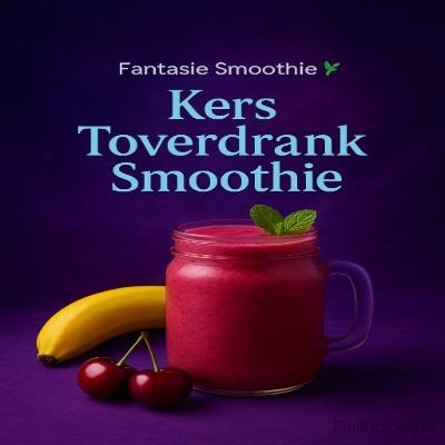 Kers Toverdrank Smoothie met kersen en fruit – magische en gezonde fantasie smoothie