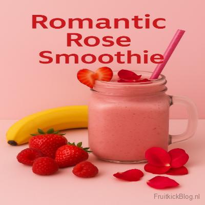 Romantic Rose Smoothie – liefdevolle smoothie met fruit en een vleugje romantiek