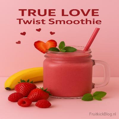 True Love Twist Smoothie – fruitige en romige smoothie met een gezonde love twist
