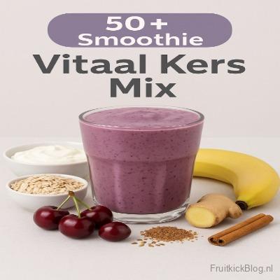 Vitale Kers Mix Smoothie – gezonde smoothie met kersen, speciaal voor 50+