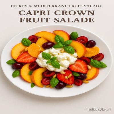 Capri Crown salade met citrusfruit en kruiden – luxe mediterrane salade