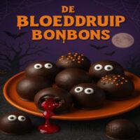 De Bloeddruip Bonbons – zoete bonbons met rode vulling, perfecte griezelige Halloween traktatie