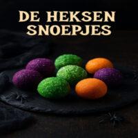Kleurrijke, snoepachtige balletjes vol smaak — een magische mix van zoet, zuur en een vleugje “toverkracht”. Perfect voor Halloween Feestjes of als betoverende traktatie!