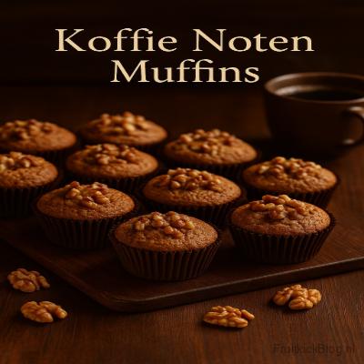 Heerlijke luchtige muffins met de rijke smaak van koffie en een knapperige nootmix. Perfect bij de ochtendkoffie of als zoete traktatie in de middag.