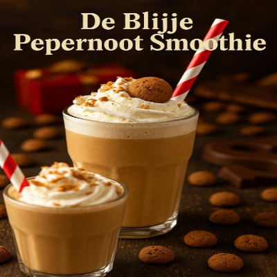Een romige smoothie met de smaak van speculaas en pepernoten — feestelijk, kruidig en heerlijk zoet! Perfect voor het heerlijk avondje of als winterse traktatie.