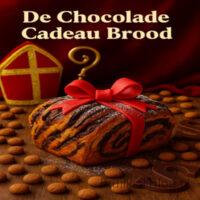 Een feestelijk, zacht brood gevuld met chocolade, kaneel en kruidnoten. Het brood wordt opgerold en gevormd als een cadeautje – perfect voor pakjesavond!