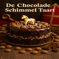 Een rijke, romige chocoladecake geïnspireerd op het beroemde paard van de Sint. Vol pure chocolade, kruidnoten en een vleugje kaneel – feestelijk, luxe en onweerstaanbaar.