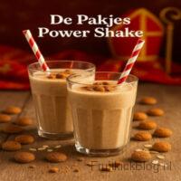 Een krachtige, energierijke shake vol feestelijke Sinterklaas Smaken! Met banaan, havermout, cacao en een snufje speculaaskruiden — ideaal voor na het sporten of een drukke pakjesavond.