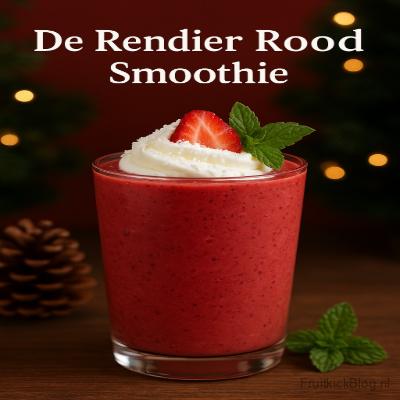 De Rendier Rood Smoothie - Kerst Smoothie