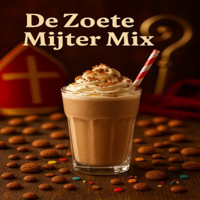 Een romige, kruidige smoothie met de smaken van Sinterklaas: banaan, speculaaskruiden, amandel en een vleugje honing. Zoet, zacht en feestelijk — alsof je de mijter van de Sint in een glas proeft!