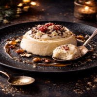 Het Magische Roomdessert is een luchtig en romig kerst dessert met een luxe uitstraling. De combinatie van slagroom, melk, vanille en witte chocolade zorgt voor een zijdezachte textuur en een verfijnde smaak. Dit nagerecht is perfect als feestelijke afsluiter van een kerstdiner en kan volledig vooraf worden bereid.